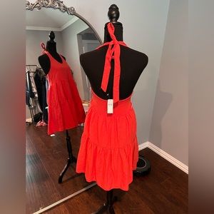 Orange halter dress size M - American Eagle New